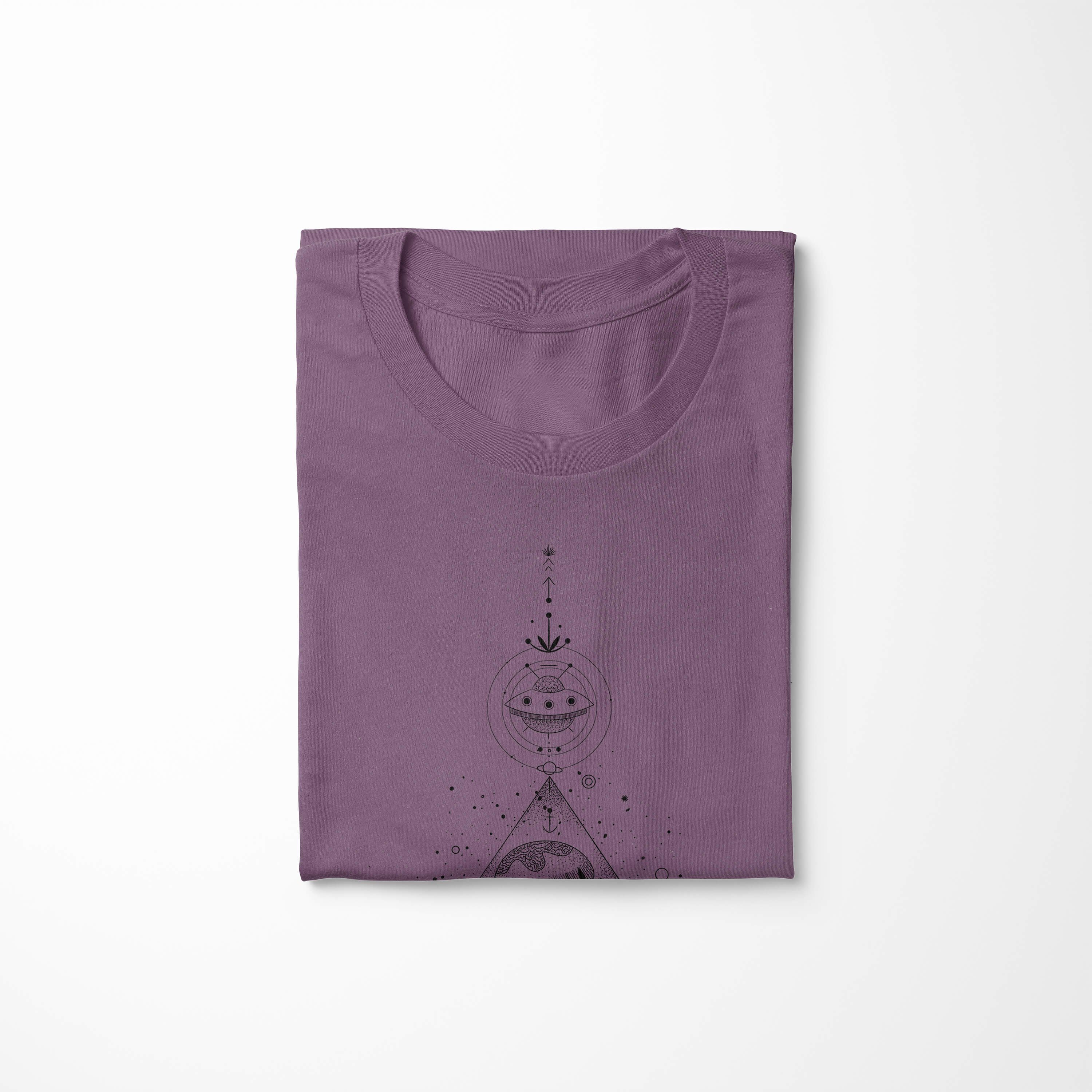 Premium Struktur feine Art Shiraz No.0059 Symbole angenehmer T-Shirt Alchemy Tragekomfort Sinus Serie T-Shirt