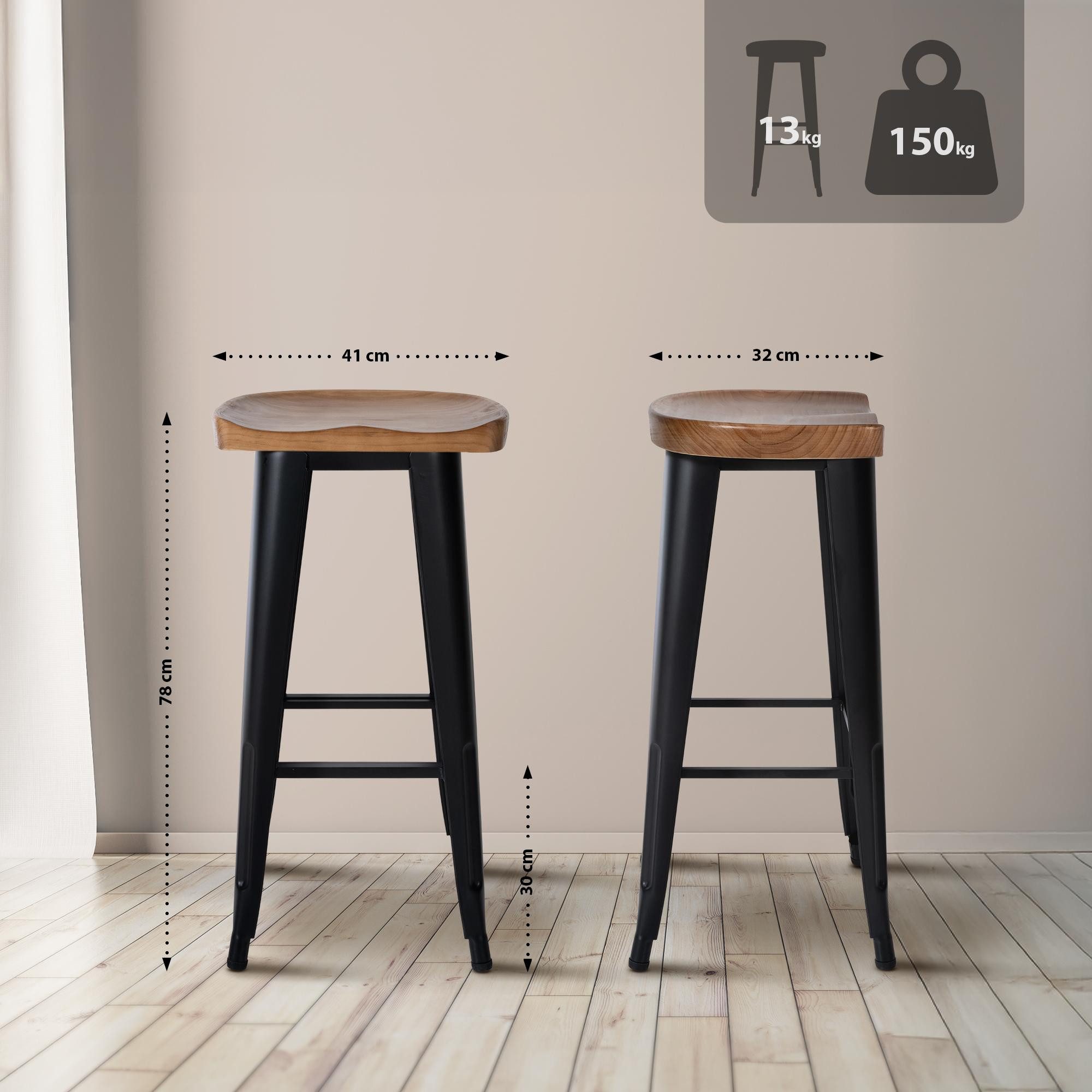 CLP Barhocker Clara (2er Set, 2 günstig online kaufen