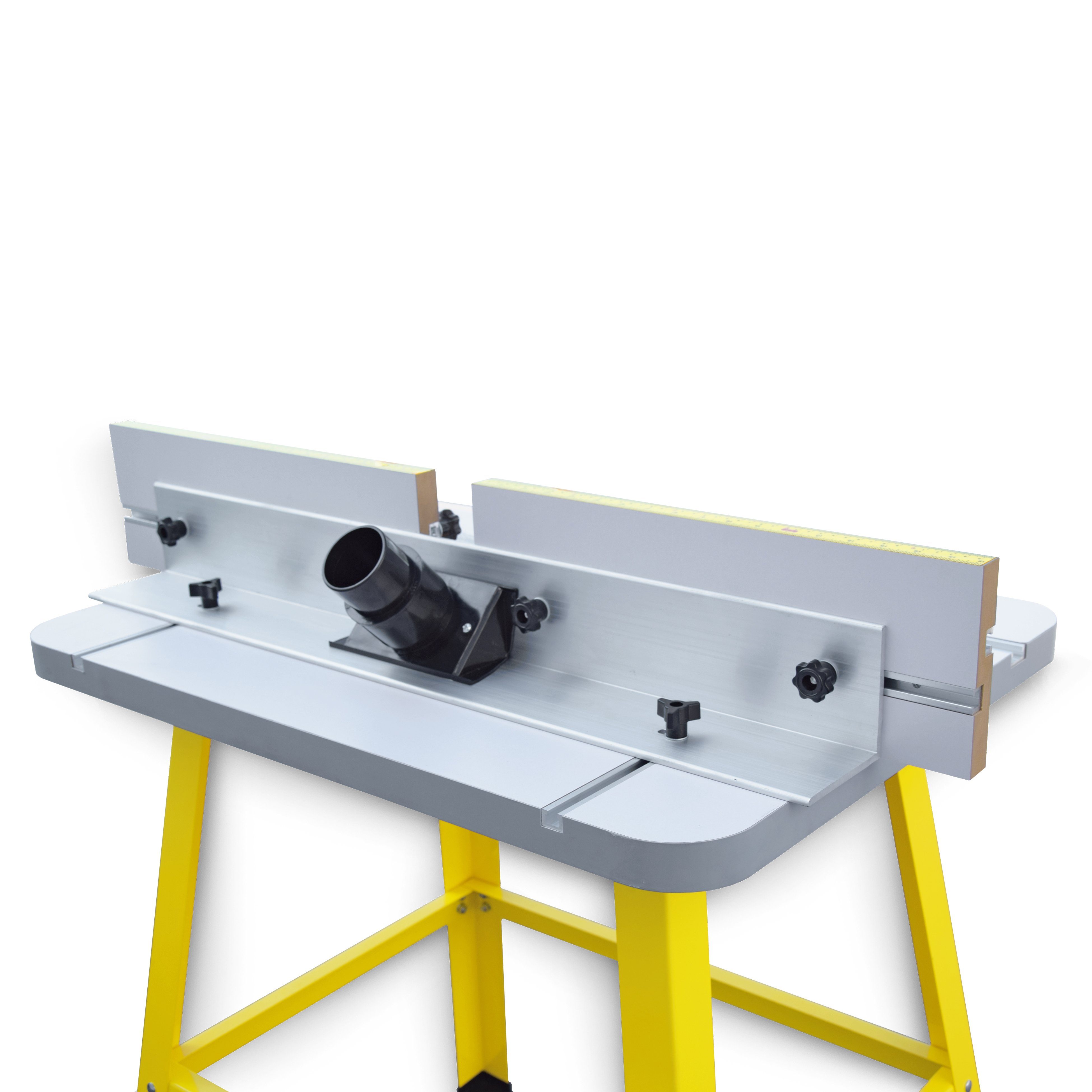 BAMATO Oberfrästisch RT-150, (4-tlg), gummierte Füße, Oberfräsentisch, Tisch für Oberfräse