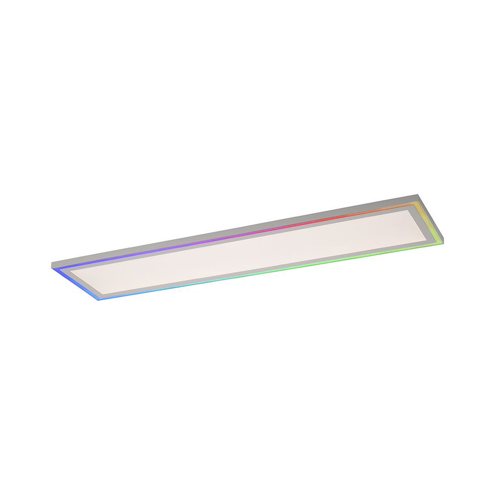 SellTec LED Deckenleuchte LED Deckenleuchte Panel Digital, CCT-Farbtemperaturregelung, RGB Rainbow Lichteffekt, Dimmfunktion, 1x LED-Board/16,00 Watt, Warmweiß bis Kaltweiß, RGB, RGB + CCT Farbwechsel dimmbar per Fernbedienung