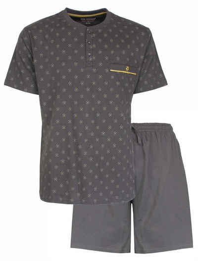 Paul Hopkins Schlafanzug Herren Pyjama Shorty (2 tlg) Baumwolle