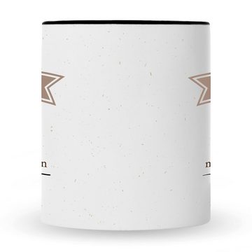 GRAVURZEILE Tasse mit Spruch Oldtimer Geburtstag, Keramik, Farbe: Schwarz & Weiß