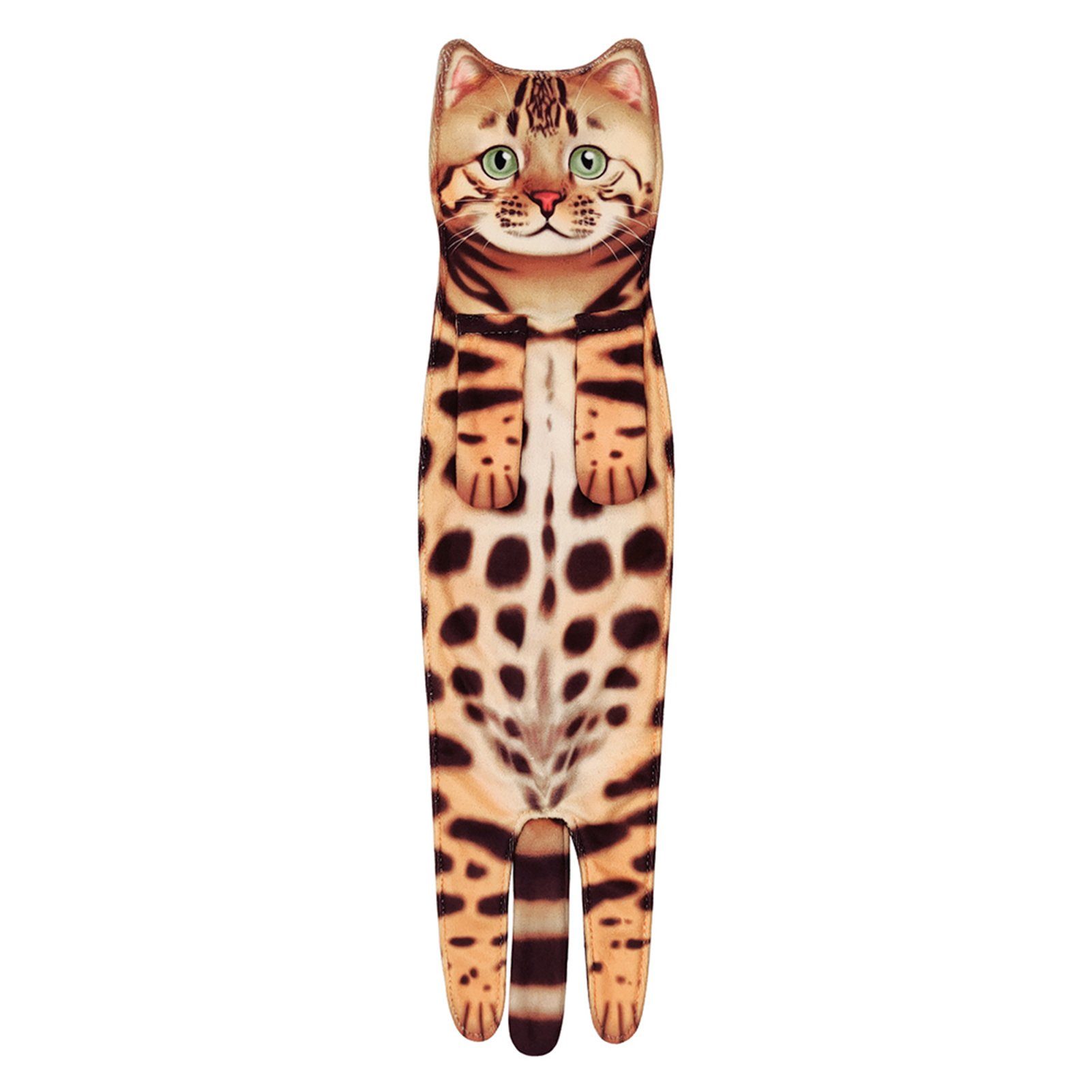 Zum Katzenhandtuch, ocelot Blusmart Mehrzweck-Mikrofaser-Gesichtshandtuch, Niedliches Handtuch cat Set
