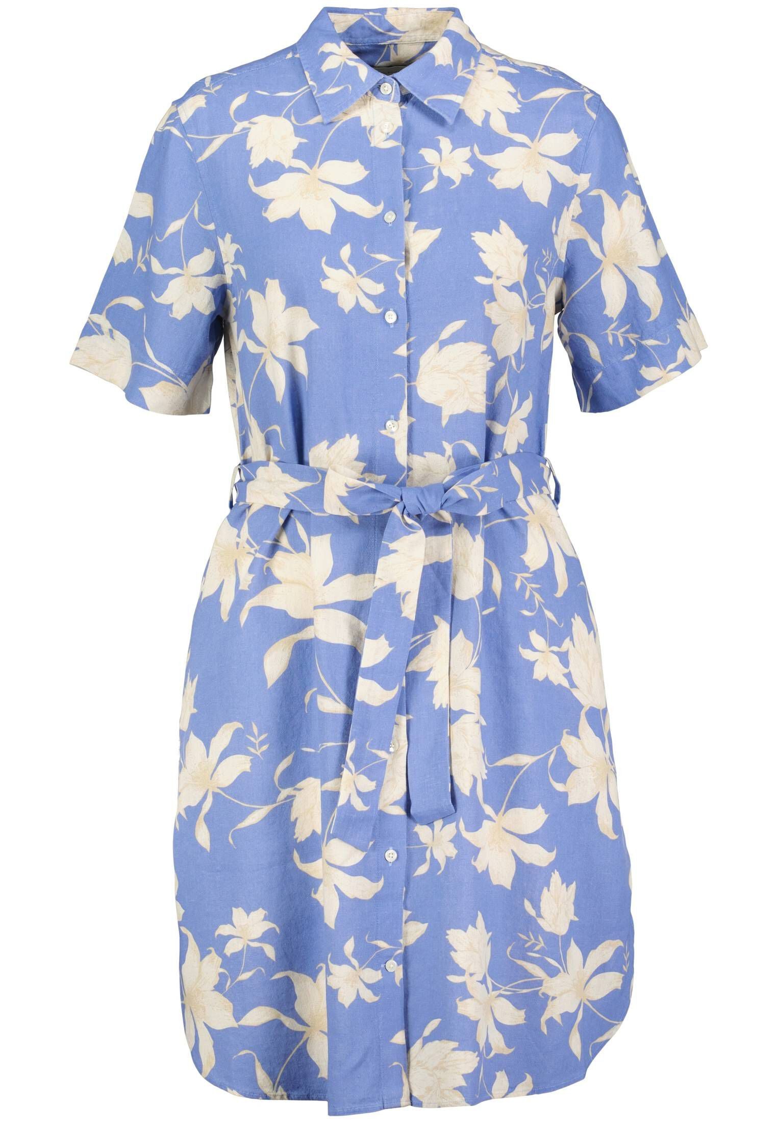Gant Blusenkleid Damen Blusenkleid mit Leinen günstig online kaufen