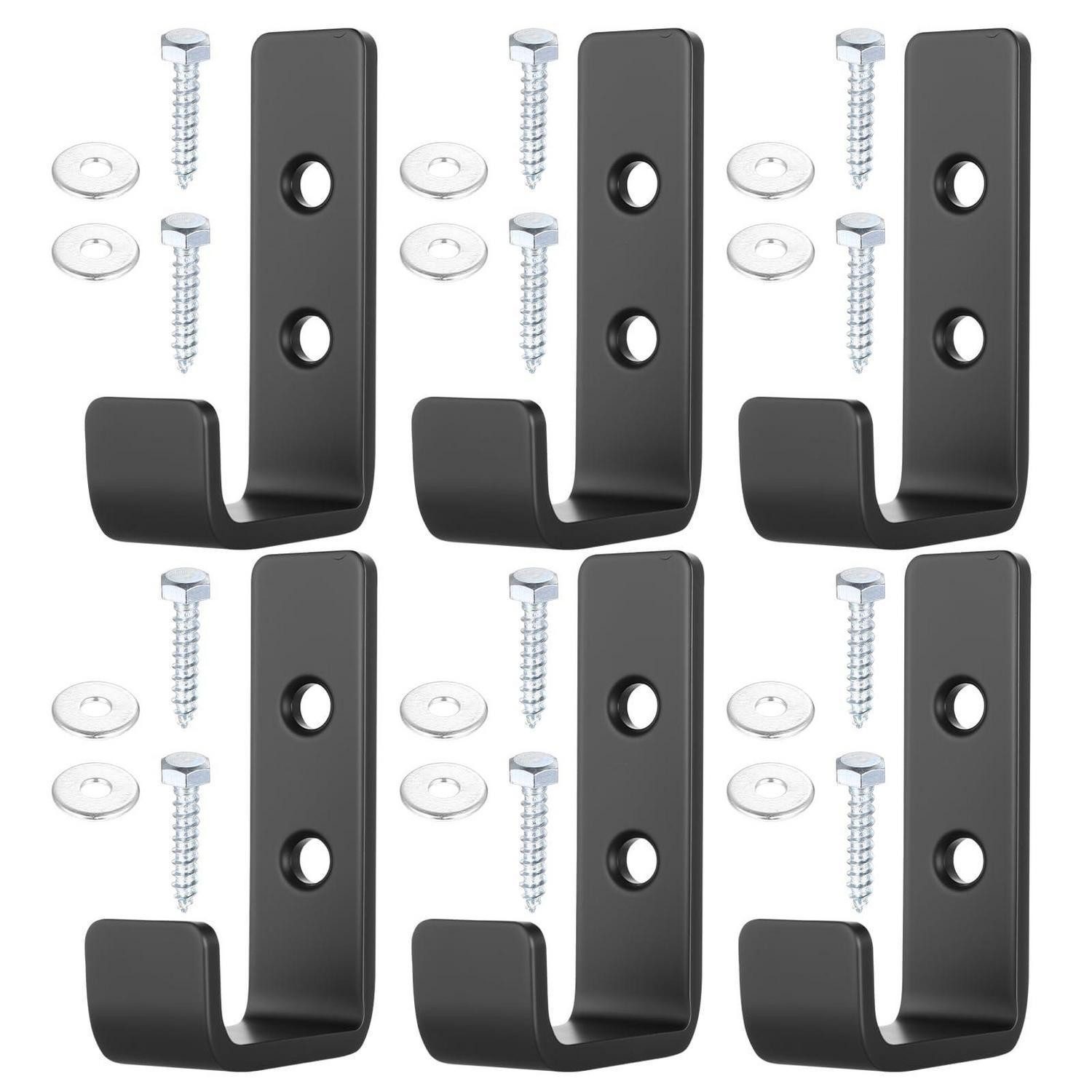 LuxusKollektion Wandhaken Wandhaken Garage Schwerlast 6er-Set, (6-St)