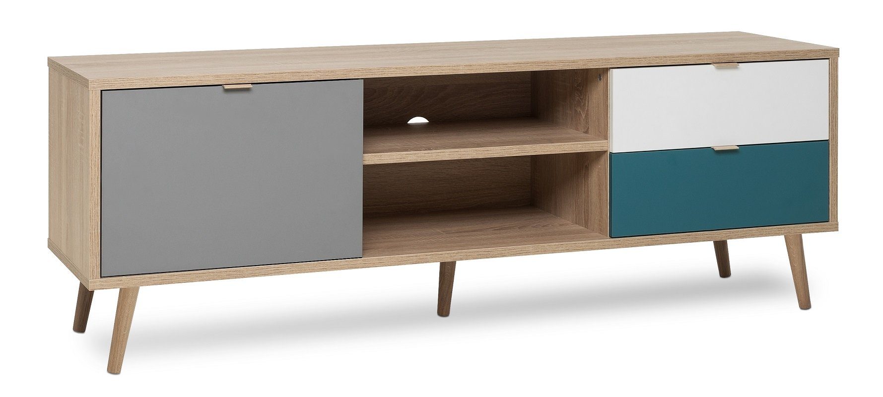 Lowboard Lowboard TV-Schrank Cuba, Skandinavisch