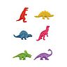 bunt : 12 Stretch-Dinosaurier (6–7 cm)