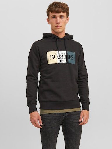 Jack & Jones Kapuzensweatshirt JORARTHUR SWEAT HOOD SN black