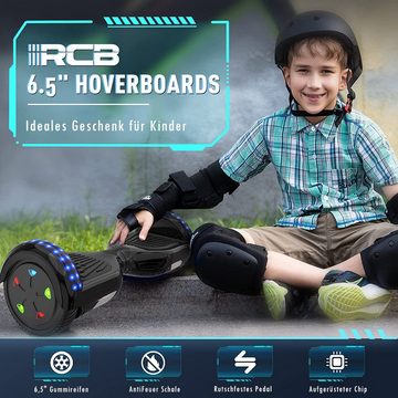 CITYSPORTS Balance Scooter, 6.5" Hoverboard mit Sitz für Kinder LED