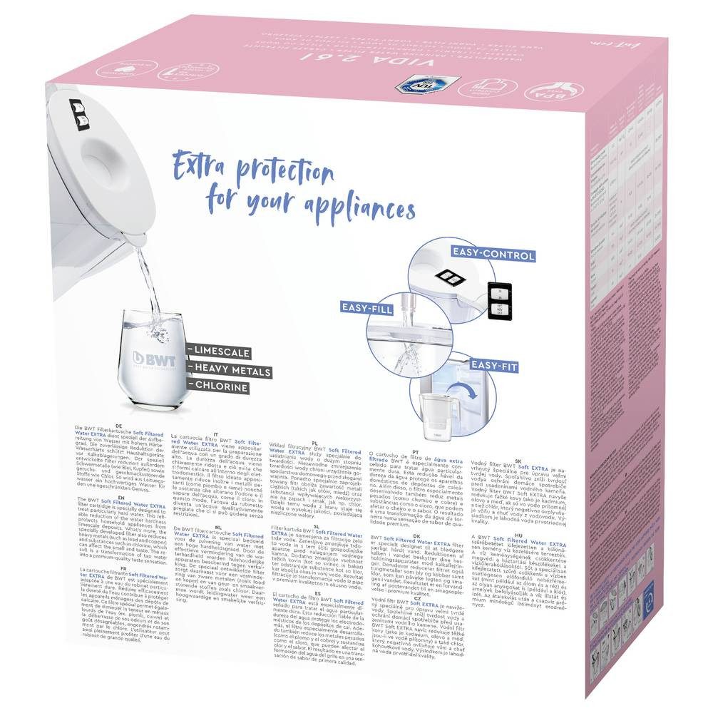 BWT Wasserfilter VIDA 305497 Wasserfilter 2.6 l Weiß