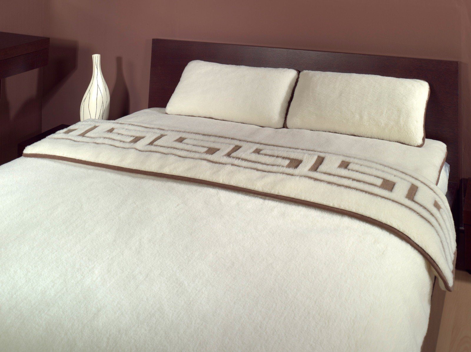 Hollert Naturfaserbettdecke, Greca 140x200 Naturdecke aus Merinowolle günstig online kaufen