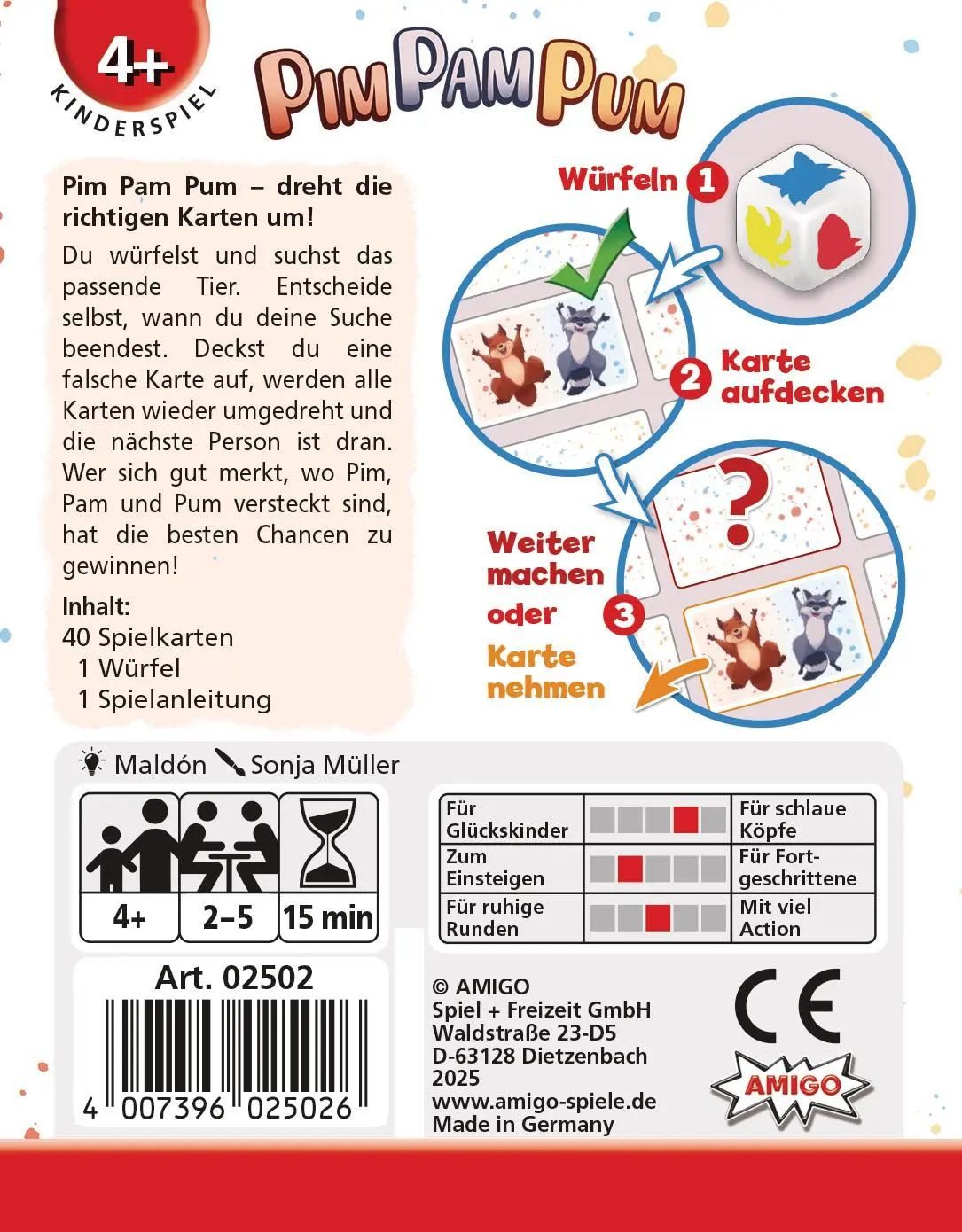 AMIGO Spiel Pim Pam Pum