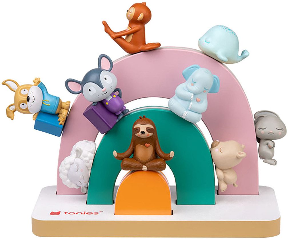 tonies Kinderregal Mini Standregal - Regenbogen, für bis zu 25 Tonies