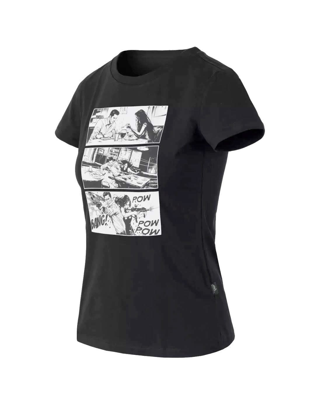 Helikon-Tex T-Shirt Women's T-Shirt Slim (Combat date) - Black