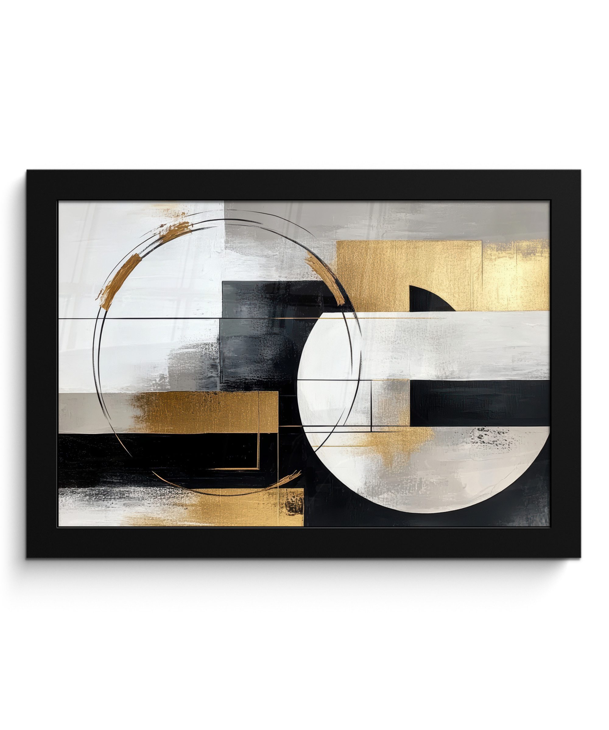 MuchoWow Poster Abstrakt - Gold - günstig online kaufen