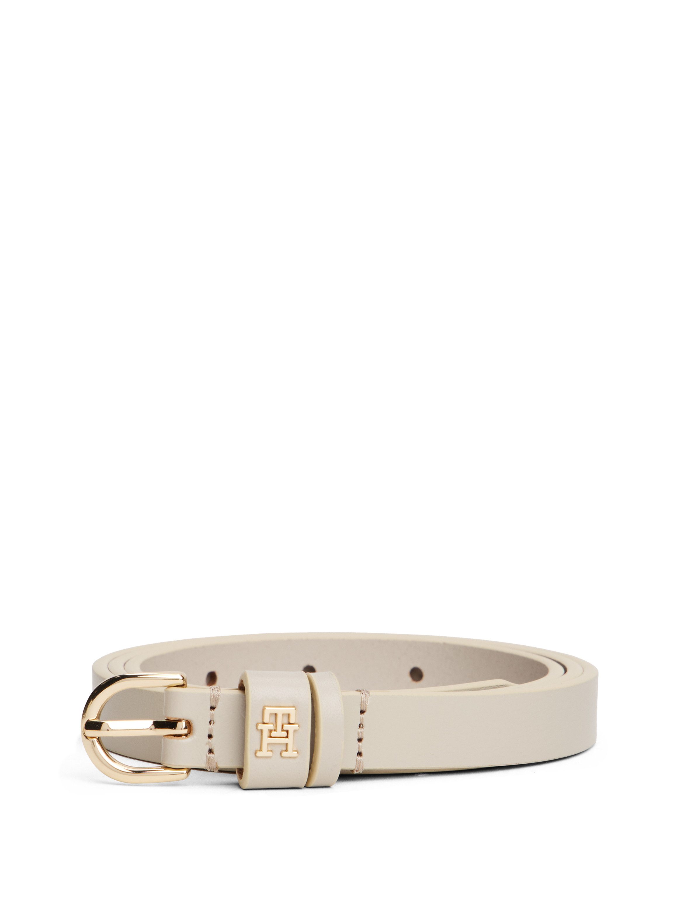 Tommy Hilfiger Ledergürtel ESSENTIAL EFFORTLESS GOLD 1,5 cm breit, ovale Ei günstig online kaufen