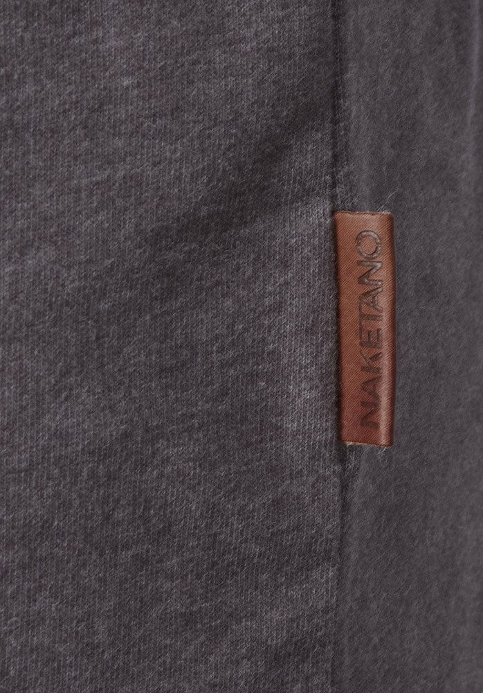 naketano Rundhalspullover Italienischer Hengst Langen