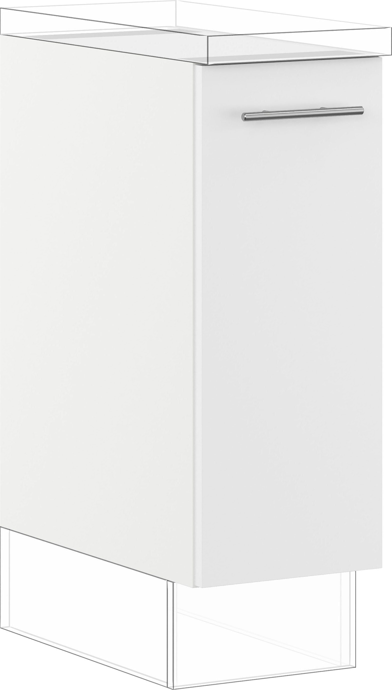 IMPULS KÜCHEN Unterschrank "Prag und Valencia", Breite/Höhe: 30/72,3 cm vormontiert, mit Soft-Close