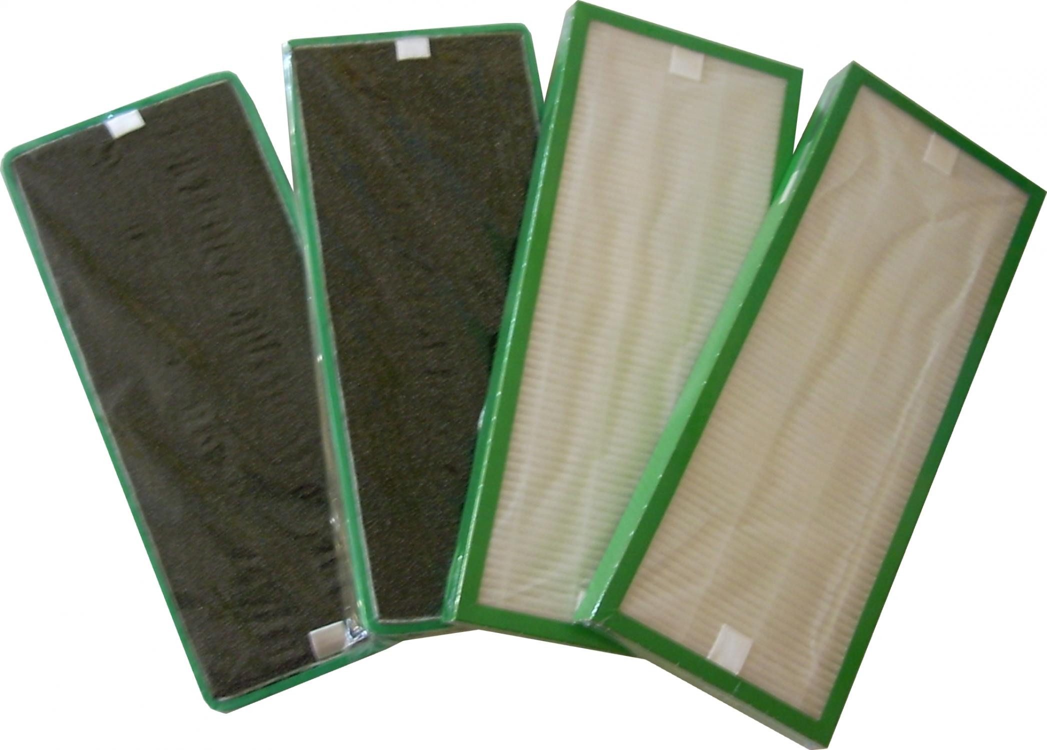 WDH Ersatzfilter Paket von 4 Filtern für WDH-660b & WDH-988b, Zubehör für Luftreiniger WDH-660b und WDH-988b