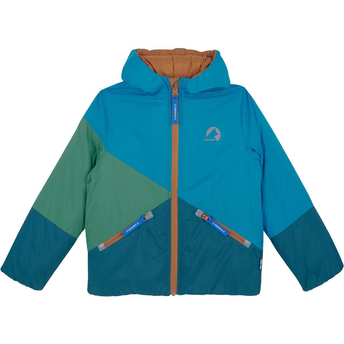 Finkid Steppjacke Sirkus Federleichte, atmungsaktive Kinderjacke mit Zip-in-Funktion für