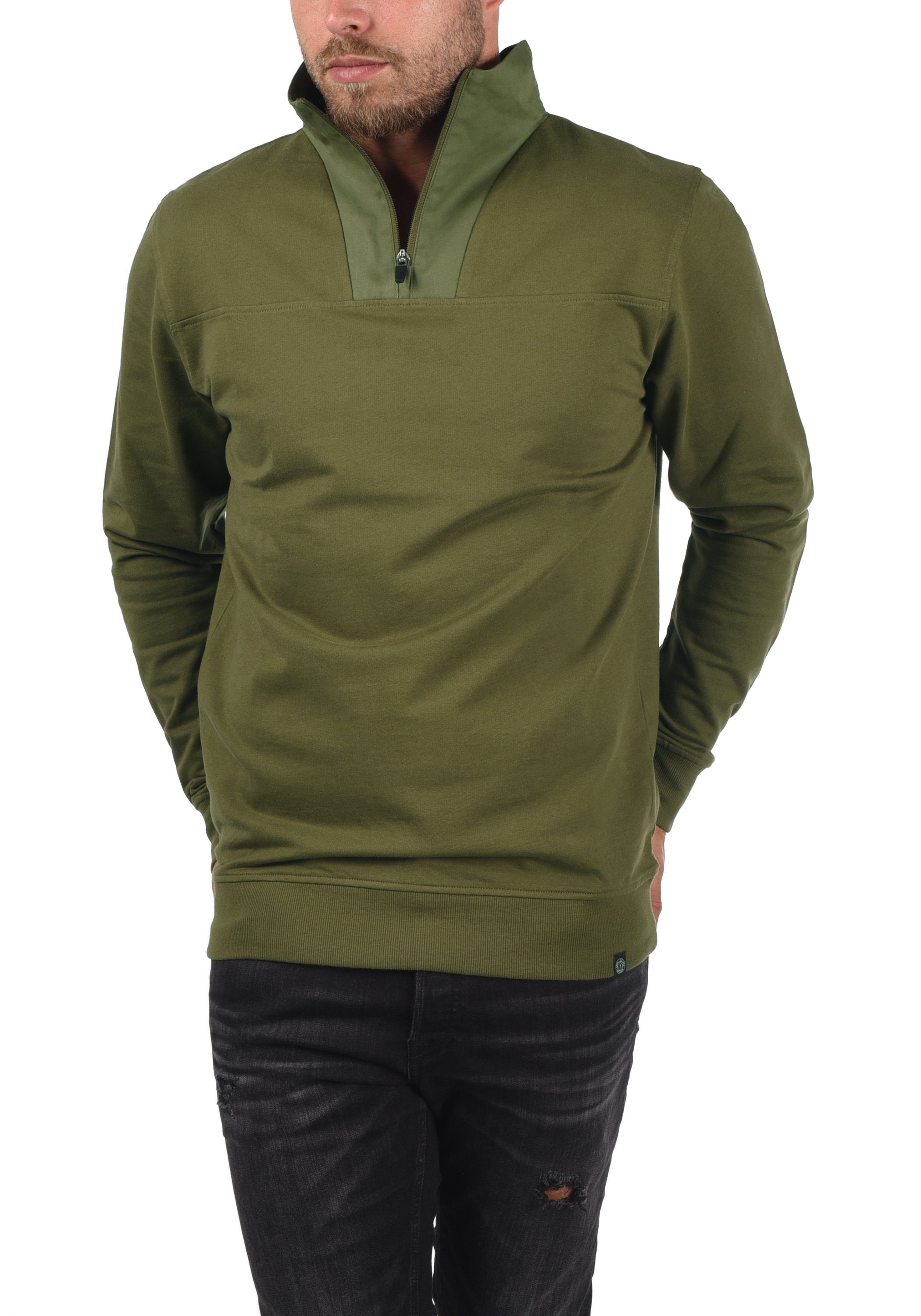 Solid Sweatshirt SDJorke (190512) Sweatpulli Green Ivy