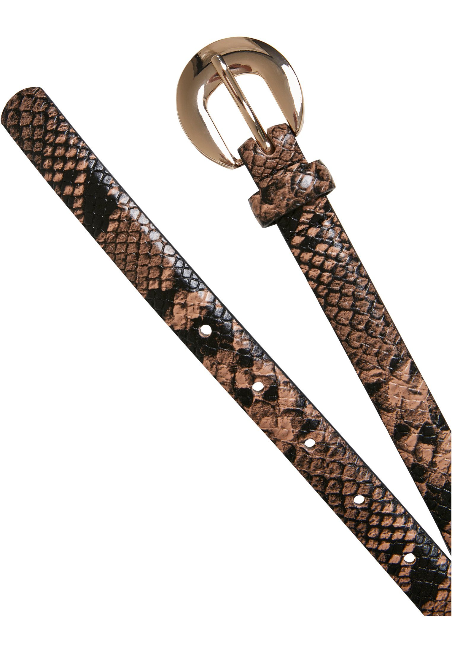 URBAN CLASSICS Hüftgürtel Accessoires Snake Synthetic Leather Belt Ladies