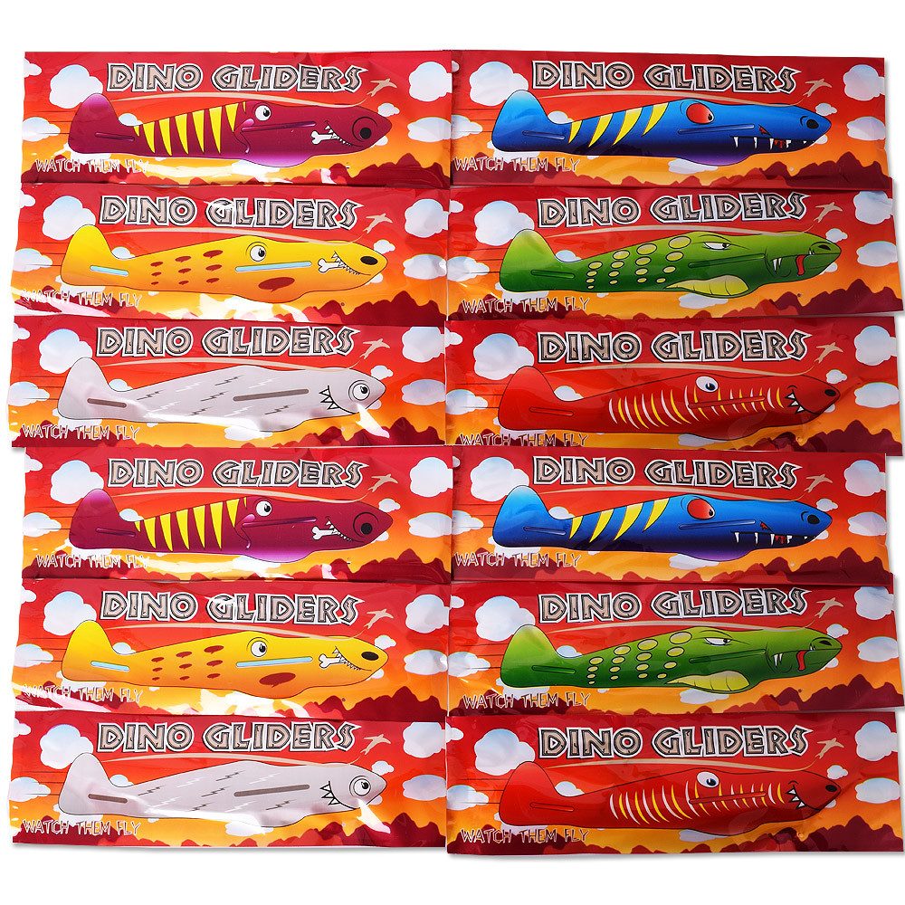 TE-Trend Spielzeug-Flugzeug 12 Stück Flieger Styropor Styroporflieger Dino, günstig online kaufen