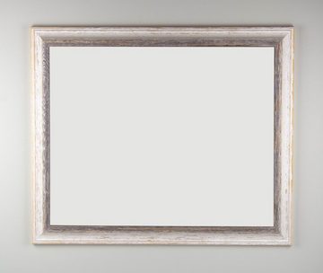 myposterframe Einzelrahmen Artemis Echtholz zweifarbig, (1 Stück), 20x20 cm, Braun Weiß Vintage, Echtholz
