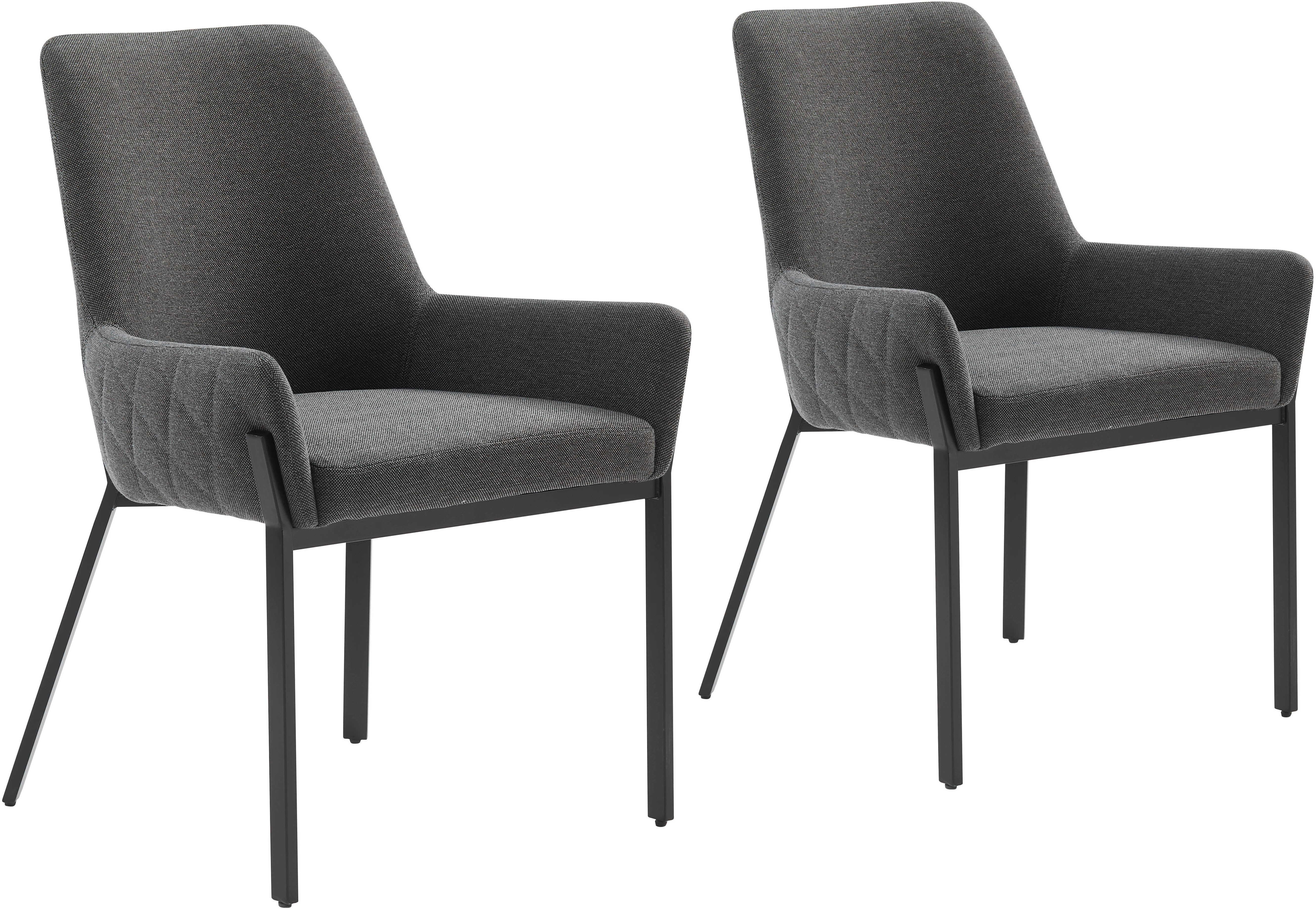 Places of Style Stuhl Lome, TOPSELLER!, OTTOs Choice (1 St), mit pflegeleichtem Webstoff Bezug, Metallgestell, Sitzhöhe 49 cm