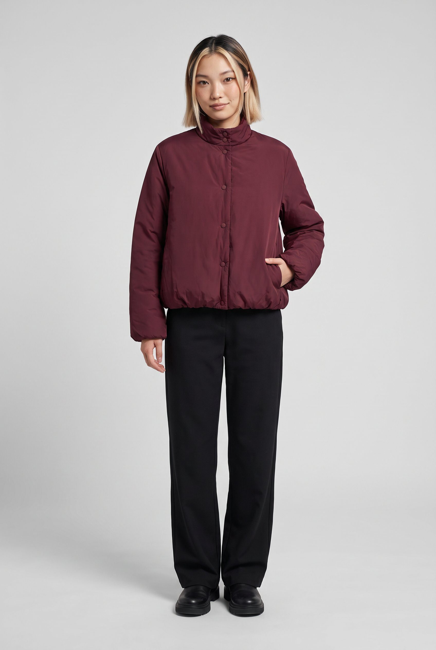 Vero Moda Kurzjacke VMROSIA SHORT JACKET BOO Kunstfaser – Bild 4 von 5