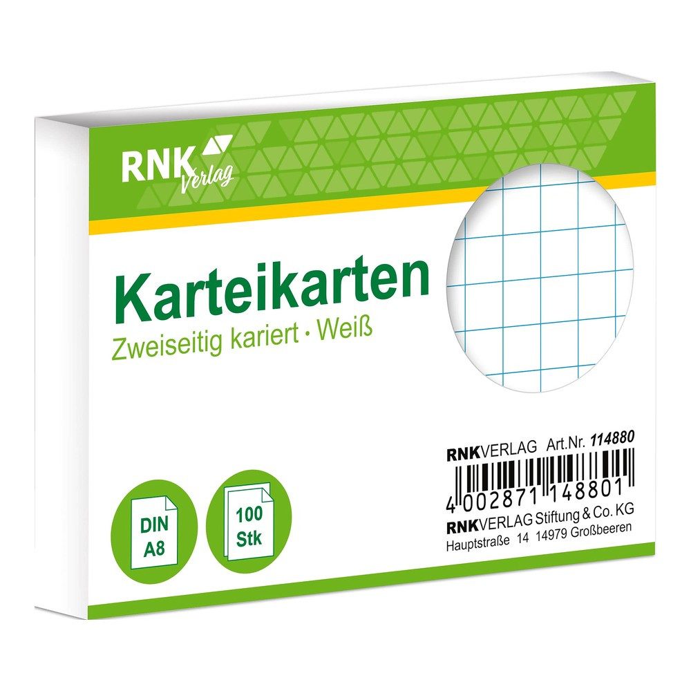 RNK Verlag Karteikarten, farbe
