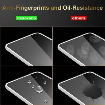 Cadorabo Schutzfolie Apple iPhone X / XS, (1-St), Vollbild Schutzglas Panzer Folie (Tempered) Display-Schutzglas