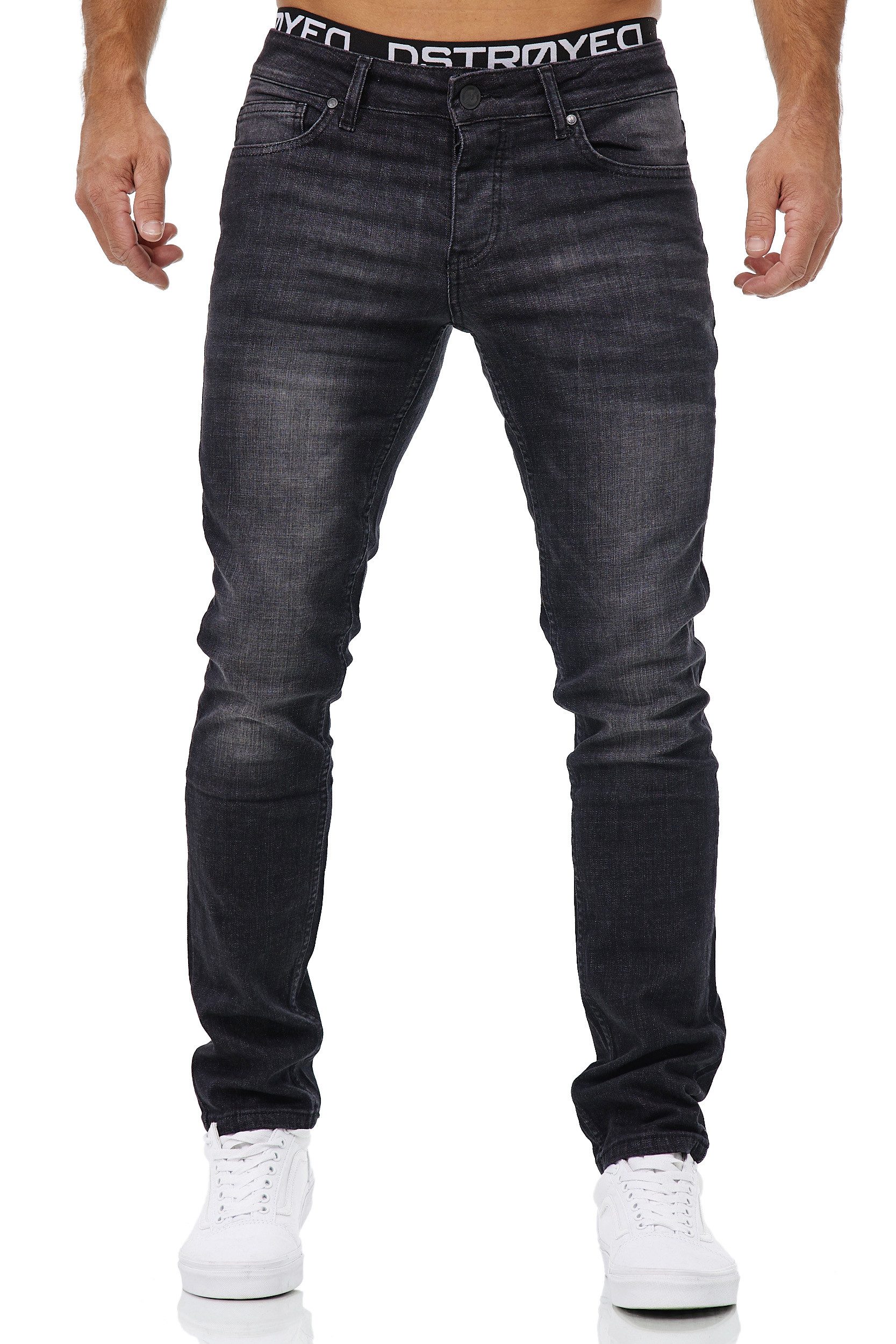 MERISH Slim-fit-Jeans MERISH Jeans Herren Slim Fit Jeanshose Stretch Designer Hose Denim