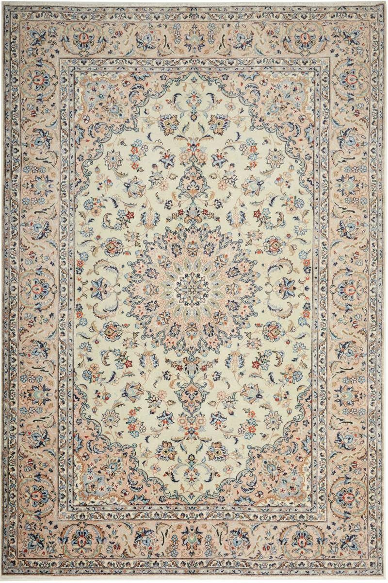 Orientteppich Keshan 197x295 Handgeknüpfter Orientteppich / Perserteppich, Nain Trading, rechteckig, Höhe: 12 mm
