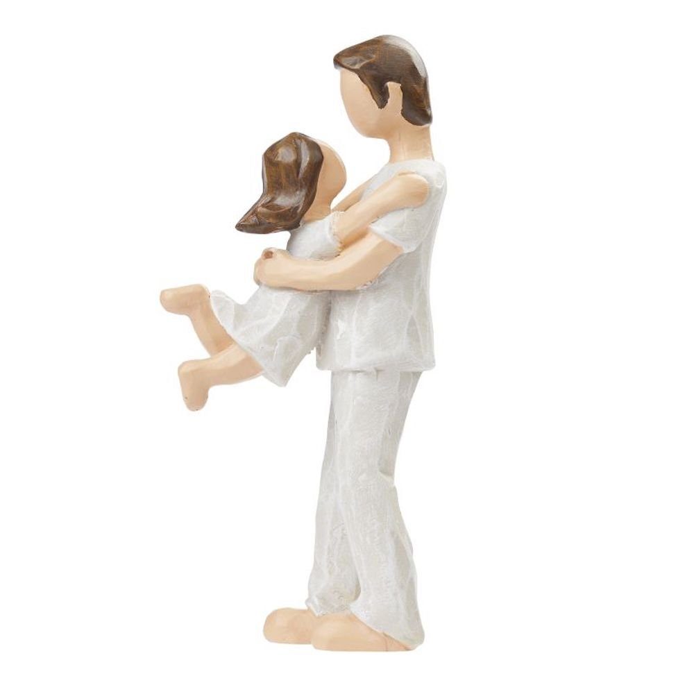 HobbyFun Dekofigur Dekofigur modern Vater mit Tochter, ca. 8,5cm | Dekofiguren