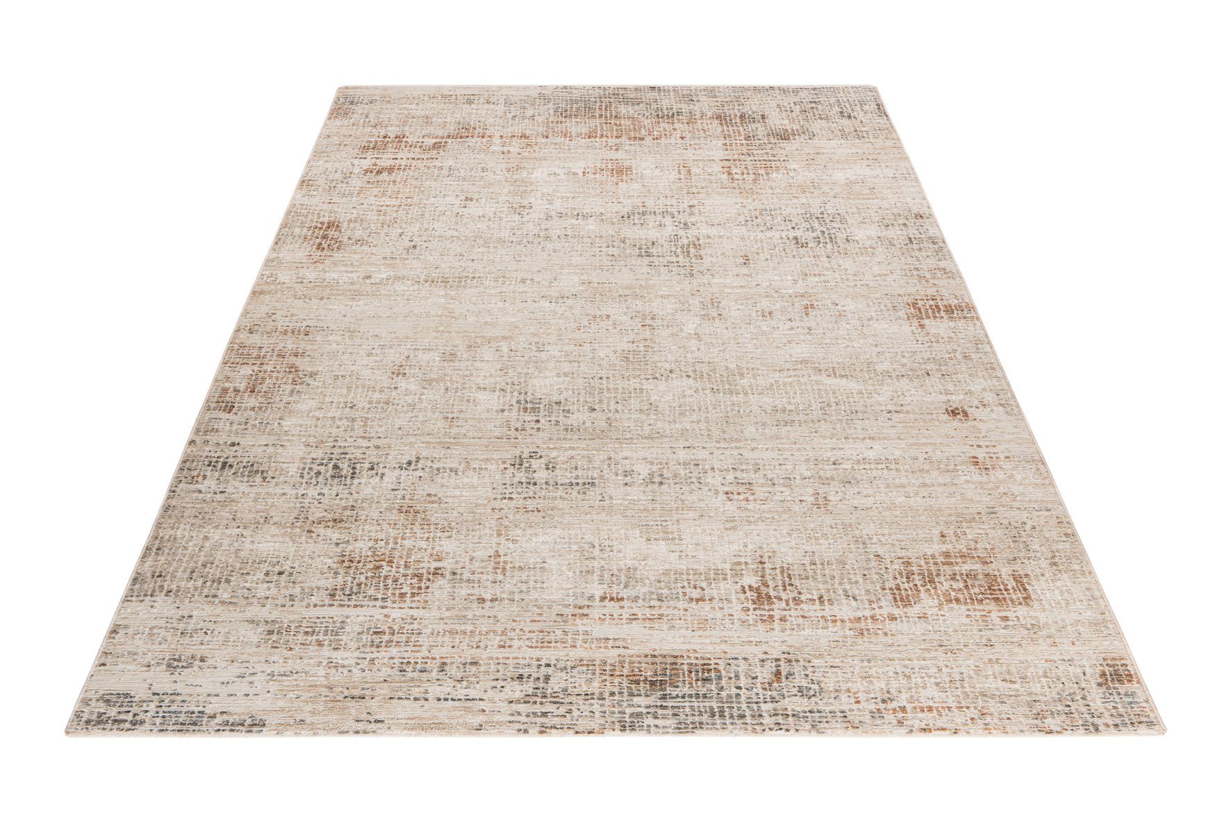 Obsession Teppich My Everest 421, rechteckig, Höhe: 7 mm, abstraktes Design, mit Fransen, Vintagedesign