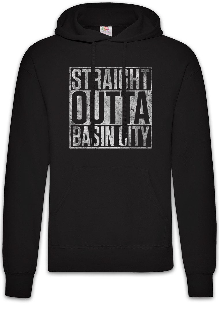 Hoodie Straight Outta Basin City Herren Hoodie Sin Fun TV City John Hartigan