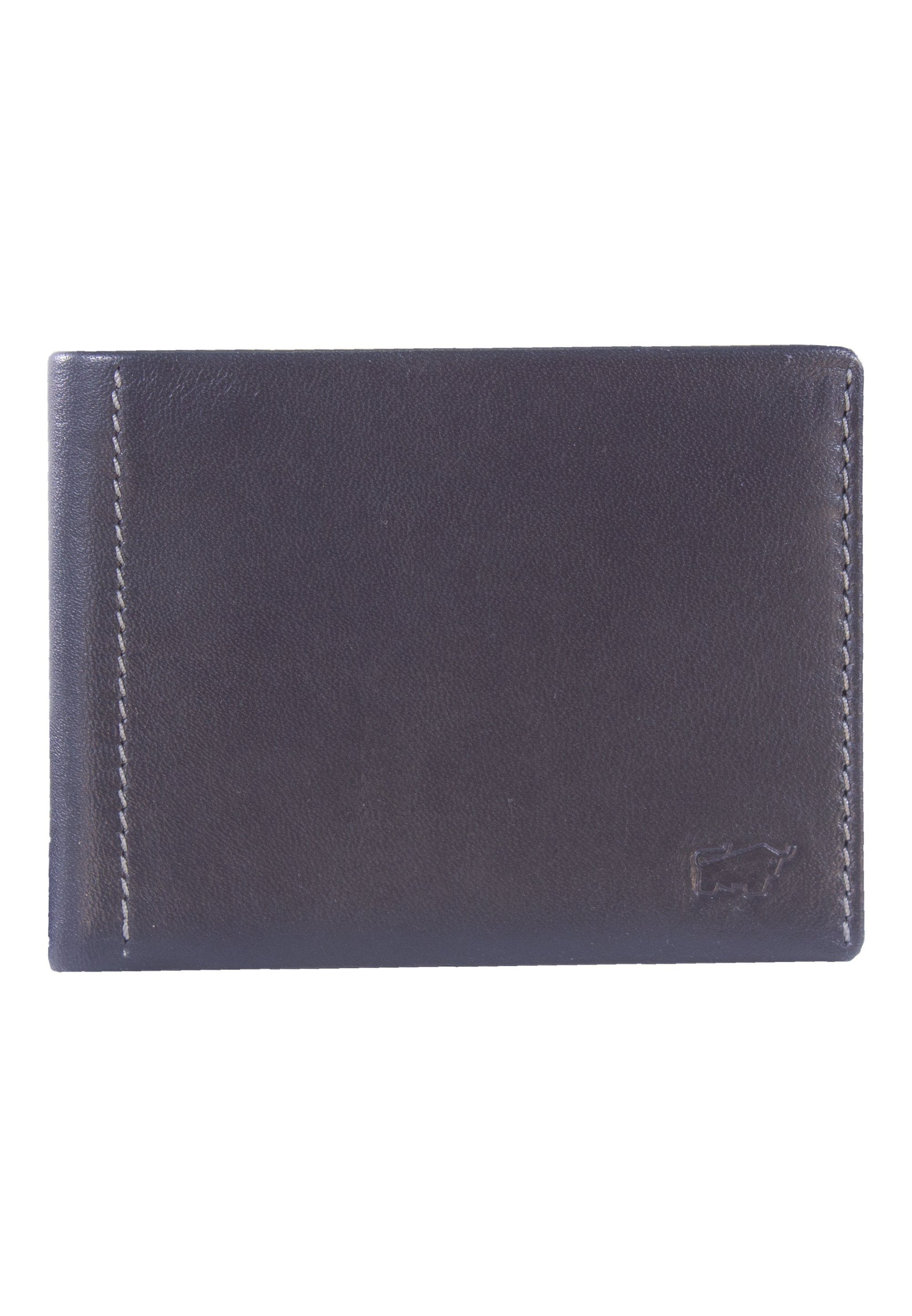 HENRY, Brieftasche mit Netzfach Braun blau Büffel