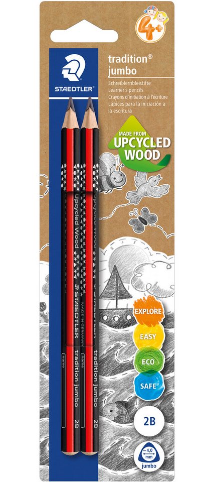 STAEDTLER Bleistift Jumbo, 2 Stück