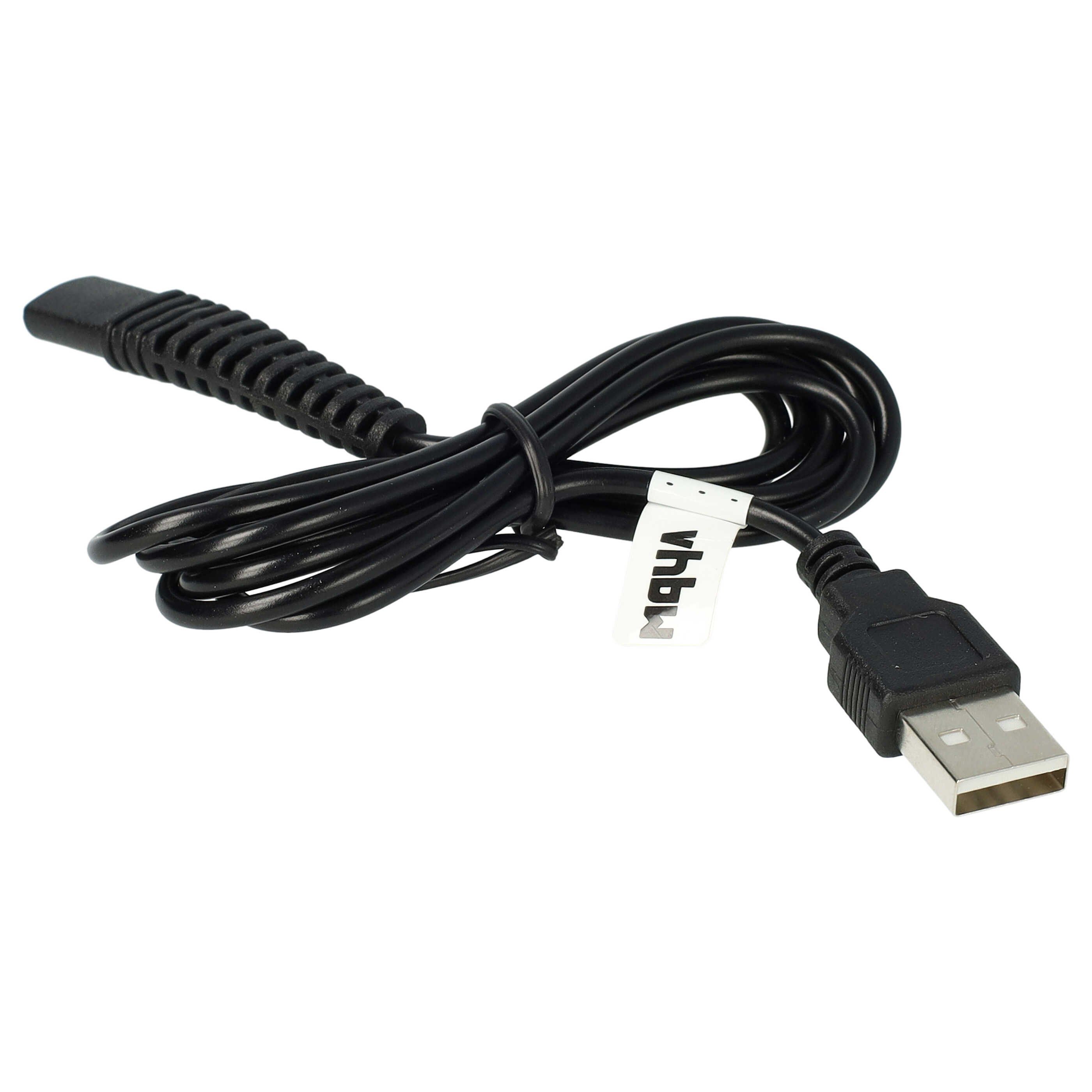 vhbw passend für Braun Series 9 9325s Type 5793, 9299s Type 5791, 9299cc Ty USB-Kabel, Kompatibles USB-Kabel zum zuverlässigen Laden Ihres Rasierers an jedem – Bild 4 von 5