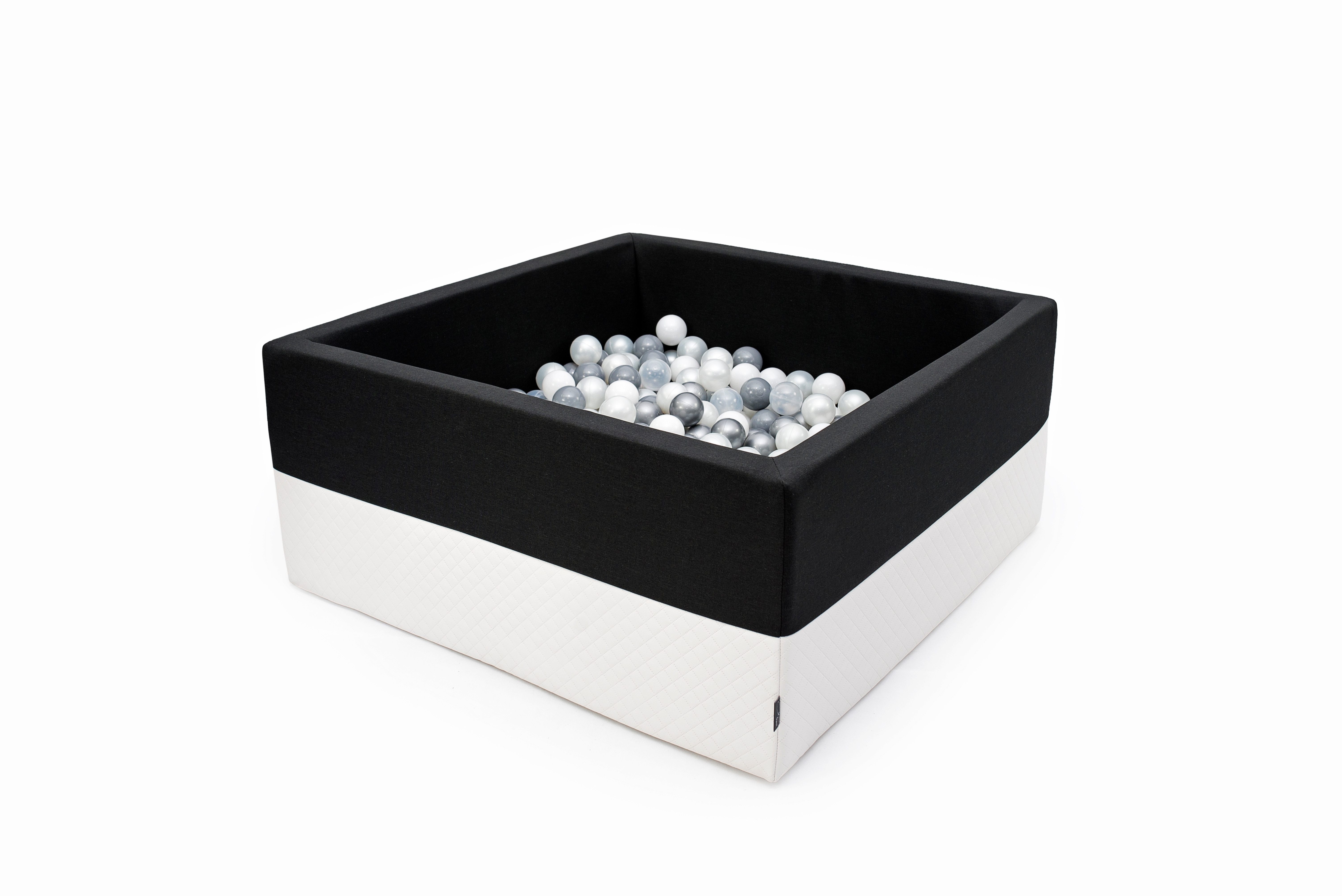 Ajababy Bällebad-Bälle Bällebad XXL Luxus Bällebad Bällepool 90x90x40 mit 200 Bällen