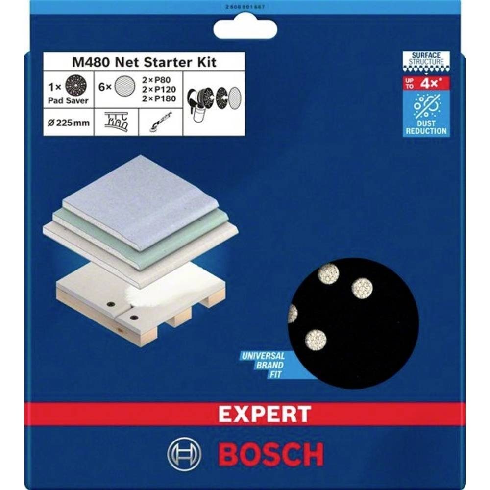 Thumbnail - BOSCH Schleifpapier EXPERT M480 SCHLEIFNETZE FÜR