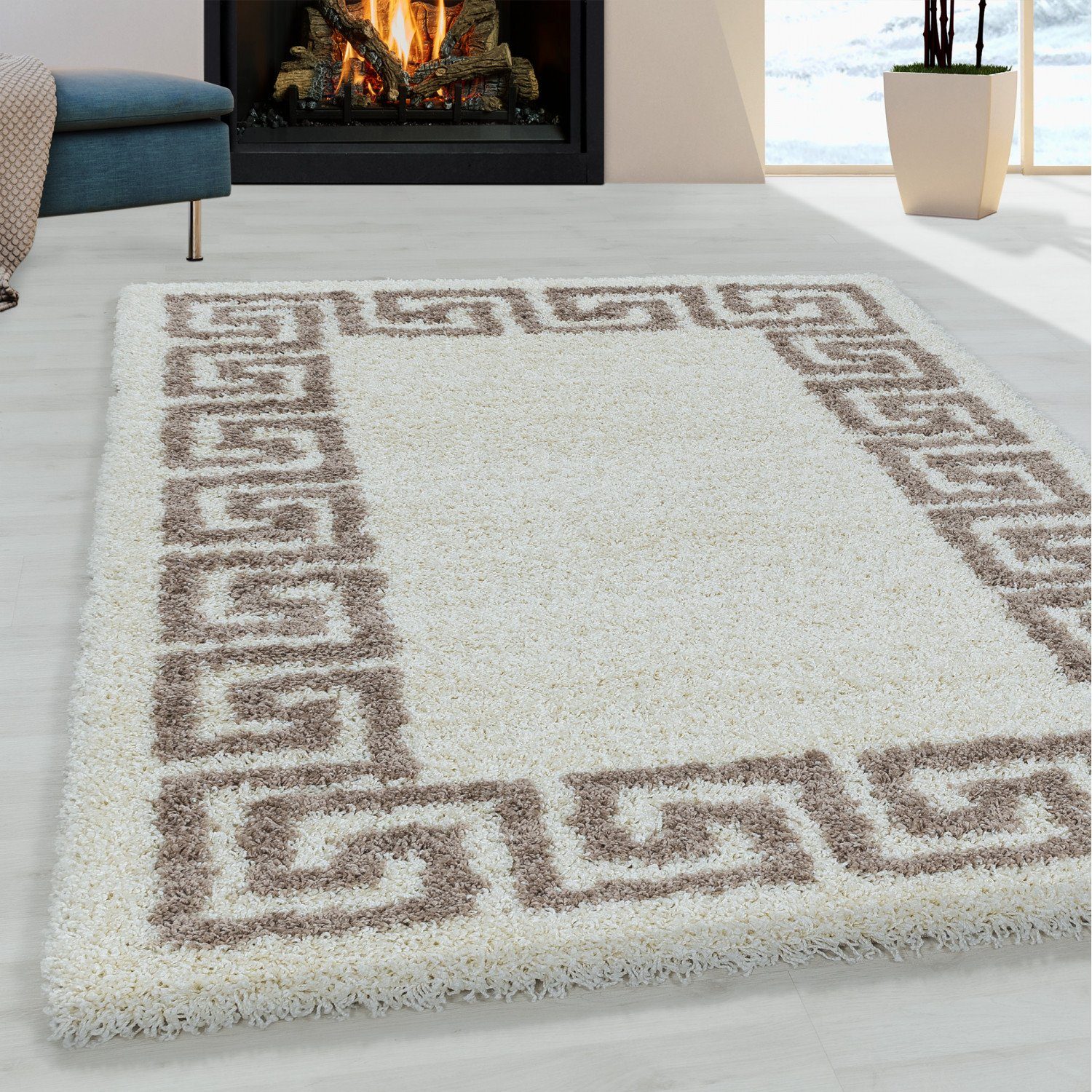 Homtex Hochflor-Teppich, 240 x 340 cm, günstig online kaufen