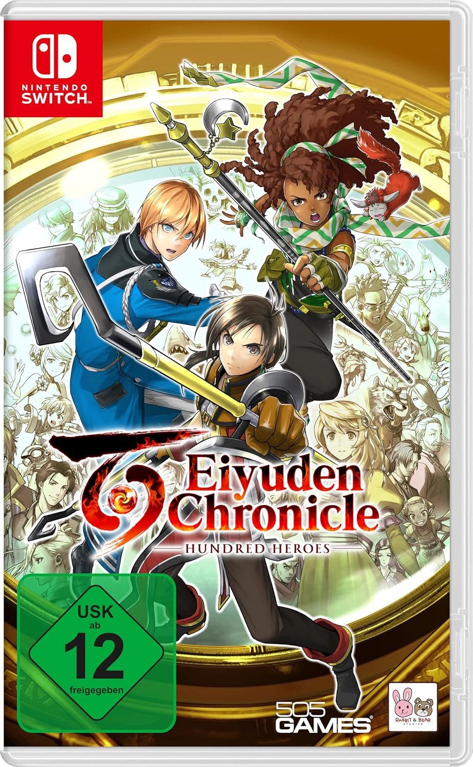 Eiyuden Chronicle - Hundred Heroes - Nintendo Switch (Softwarekarte), Nintendo Switch