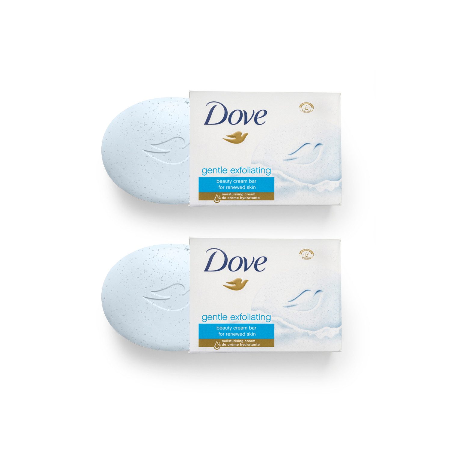 DOVE Gesichtsseife Dove Seifenstück Gentle - feuchtigkeitsspendend und erfrischend, 1-tlg., Dove Seifen feuchte und weiche Haut den ganzen Tag