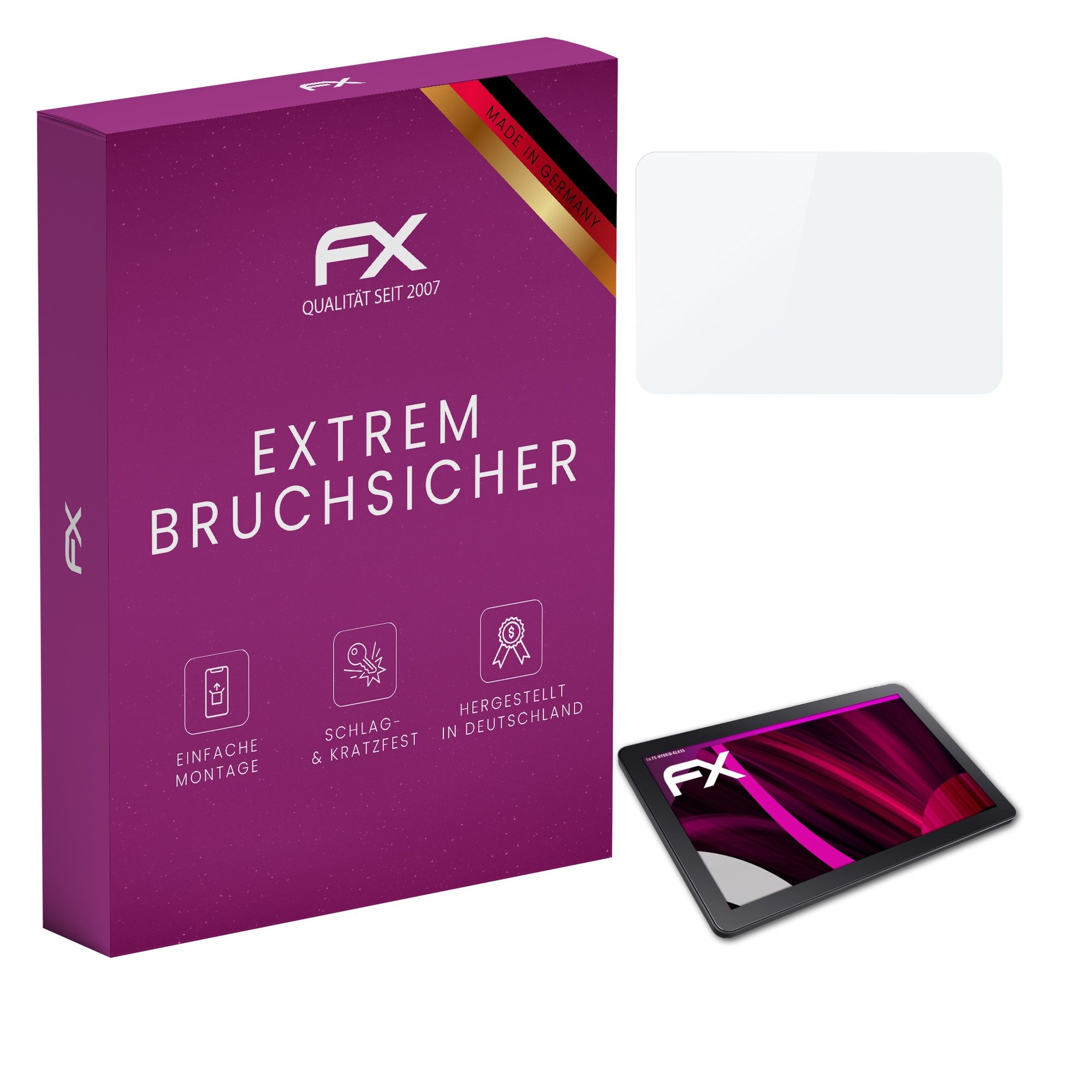 Schutzfolie Panzerglasfolie für Outform iDisplay Tablet 10.1