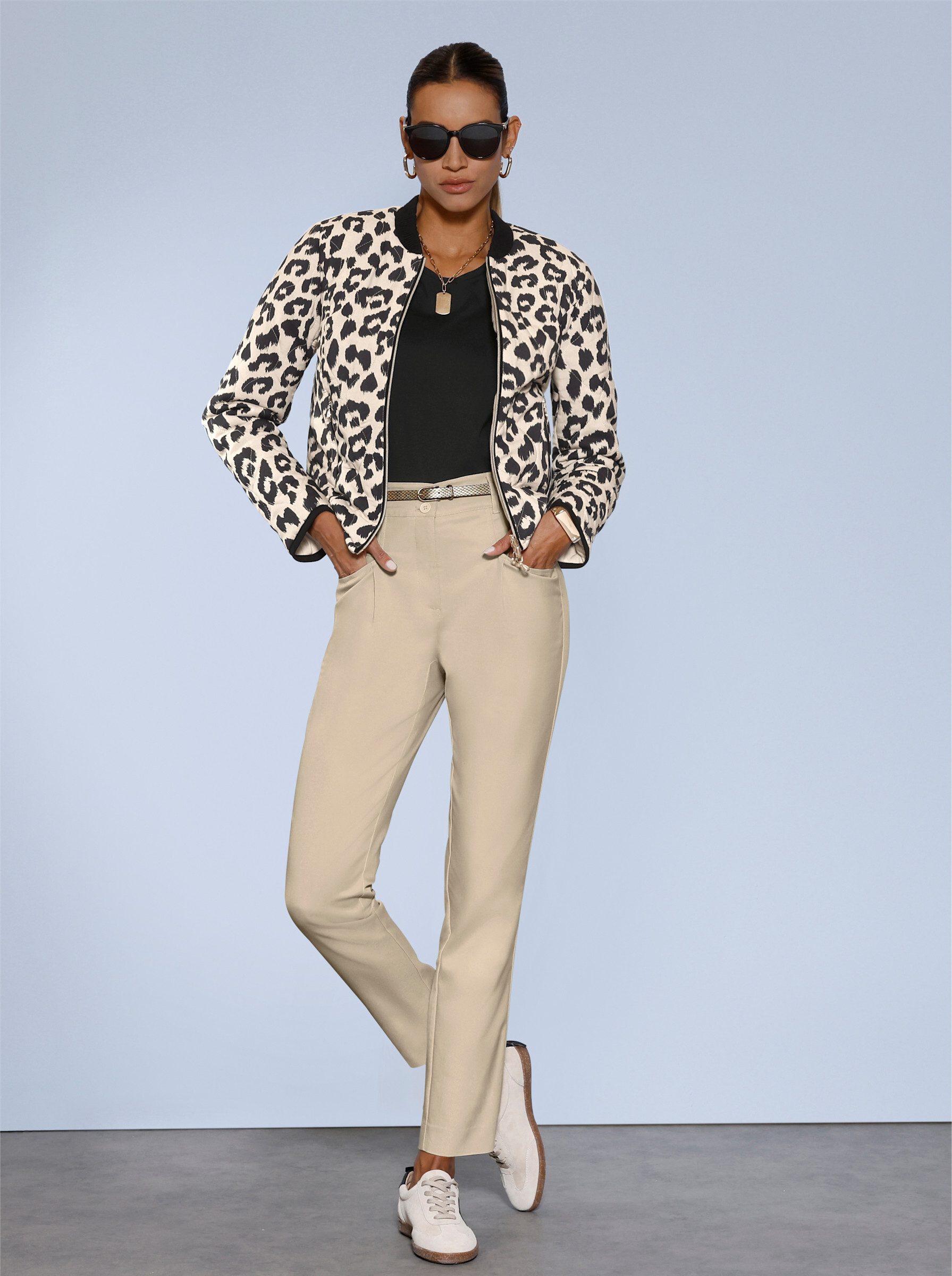 creation L Allwetterjacke Wendejacke Langarm