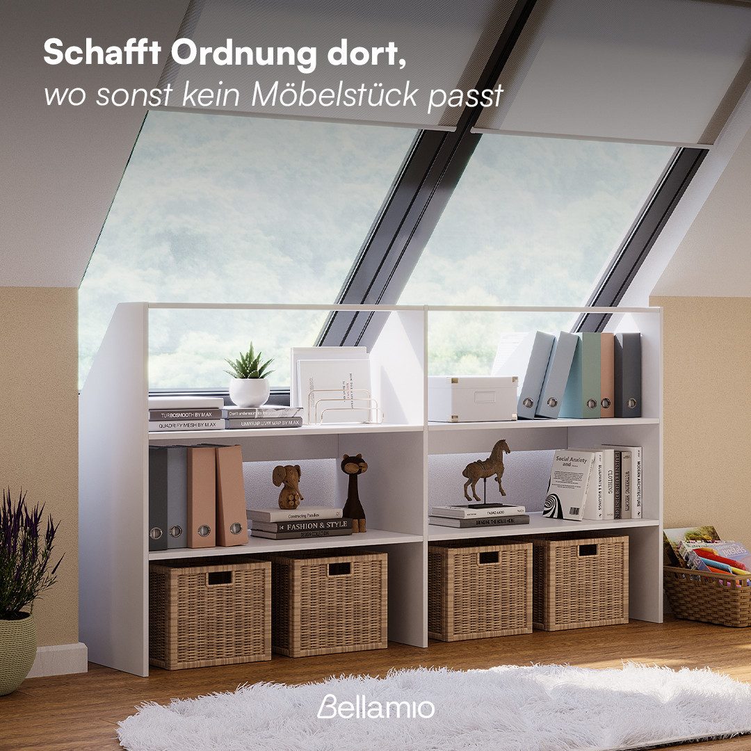 Bellamio Regal Aland Dachschrägenregal, 179cm breit, günstig online kaufen
