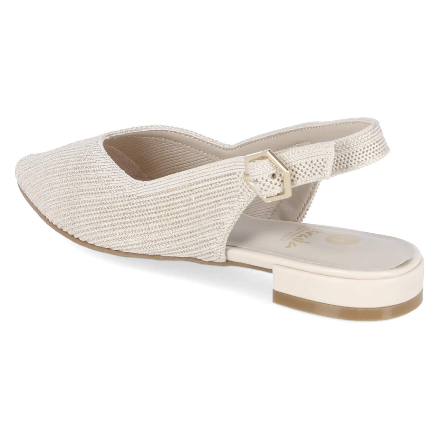 La Strada La Strada Slingballerinas 2501237 4021 Damen Textil beige Slingpumps – Bild 3 von 5