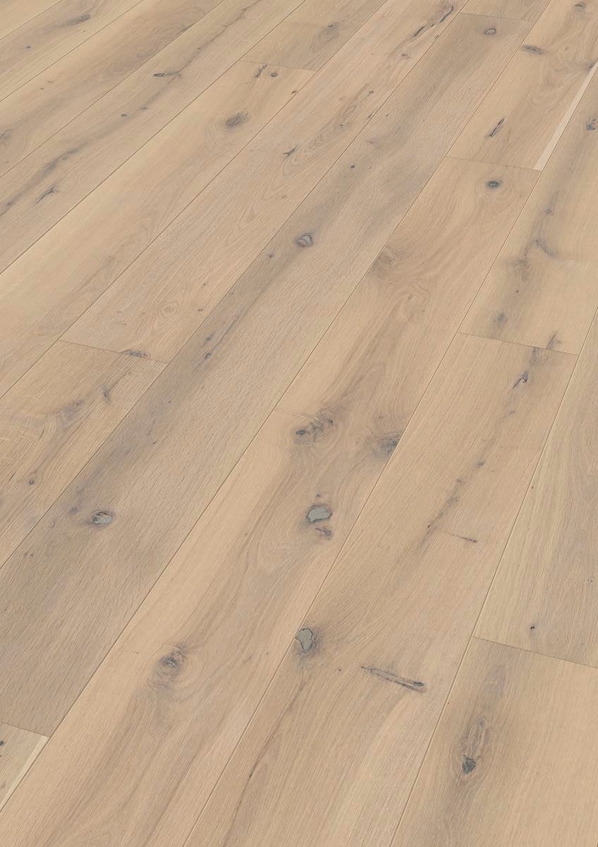 meister Parkett .longlife PD 400 Landhausdiele I naturgeölt I gebürstet I Eiche, - Microfase - Klick-System FoldDown - 1 Packung: 1,584 m²